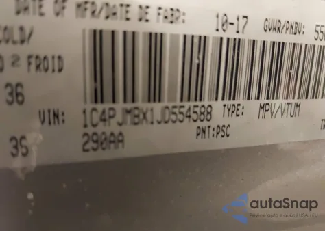 2018 Jeep Cherokee Trailhawk from USA, damaged, VIN 1C4PJMBX1JD554588